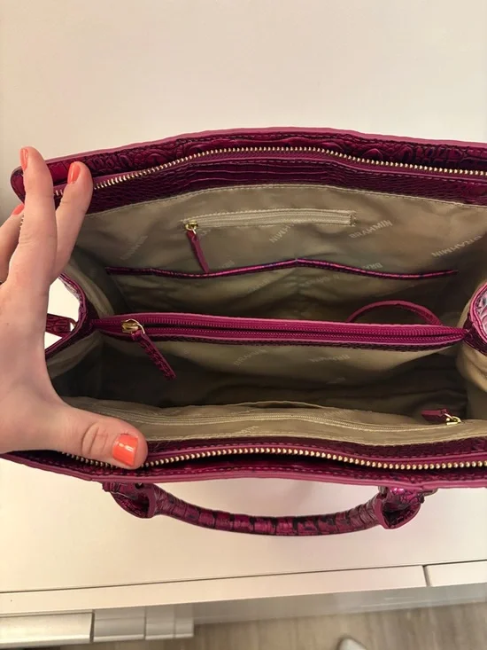 Brahmin Finley High-Voltage Satchel Bag - Picture 11 of 17